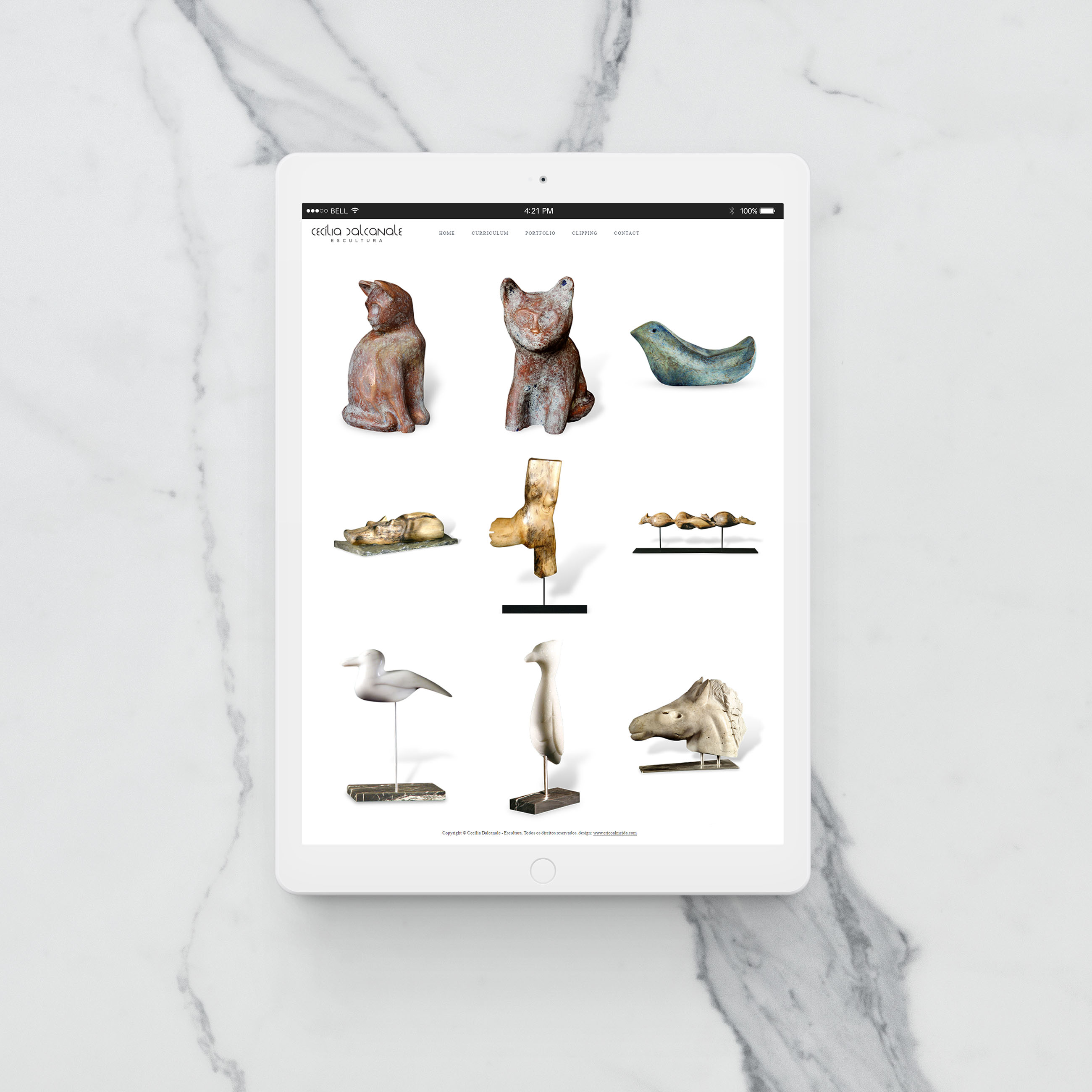 Cecília Dalcanale . Sculptor